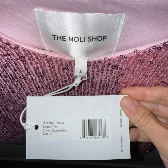 NET sequin top! - Picture 3 of 3